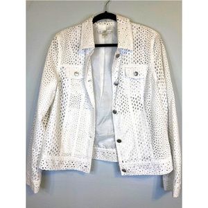 Peter Nygard White jacket, Size 10/Medium